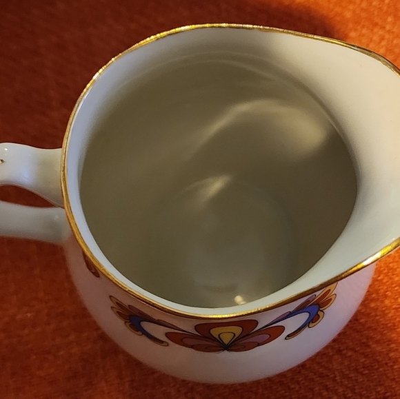 Two Sets Porsgrund Norway FARMERS ROSE Sugar Bowl and Creamer BENIFITS CHARITY - Picture 7 of 14